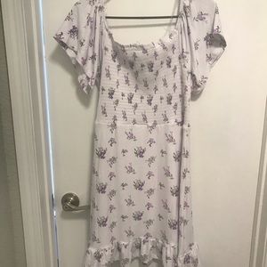 Off the shoulder floral dress